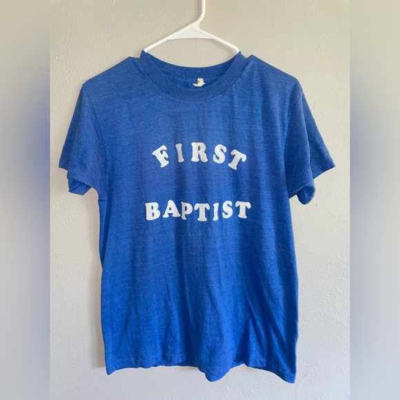 Vintage Other - Vintage 80s first Baptist T-shirt, screen stars size large